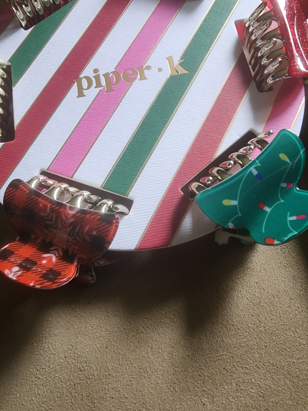 Bath & Body Works Vanilla Bean Noel Body Wash Piper K Hair Clips Beauty Bag - Picture 4 of 8